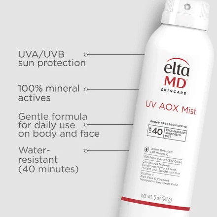 Elta MD UV AOX Mist Broad-Spectrum SPF 40 5oz / 148ml 4 Elta MD UV AOX Mist Broad-Spectrum SPF 40 5oz / 148ml - Image 4
