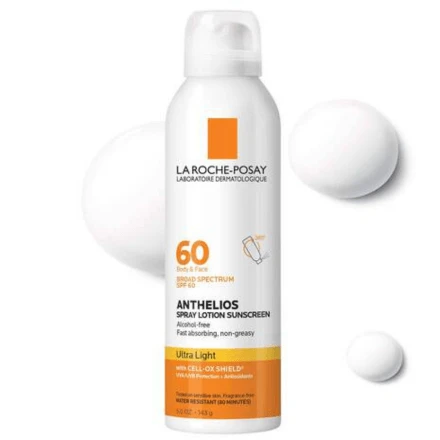 LA ROCHE-POSAY La Roche Posay Anthelios Spray Lotion Sunscreen SPF 60 5oz / 148ml 7 LA ROCHE-POSAY La Roche Posay Anthelios Spray Lotion Sunscreen SPF 60 5oz / 148ml - Image 7