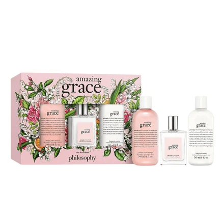 Philosophy Amazing Grace Eau De Toilette Luxury Set Of 3 1 Philosophy Amazing Grace Eau De Toilette Luxury Set Of 3