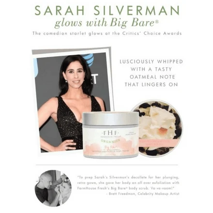 FarmHouse Fresh Big Bare Organic Whipped Shea Butter Body Polish 8oz / 237ml 3 FarmHouse Fresh Big Bare Organic Whipped Shea Butter Body Polish 8oz / 237ml - Image 3