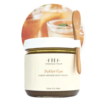 FarmHouse Fresh Butter Rum Brown Sugar Body Polish 13.6oz / 402ml 1 FarmHouse Fresh Butter Rum Brown Sugar Body Polish 13.6oz / 402ml