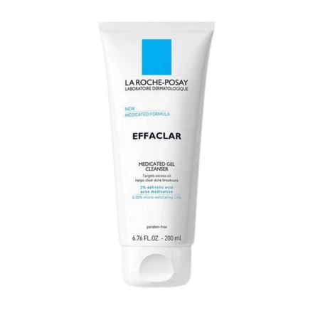 LA ROCHE-POSAY La Roche Posay Effaclar Medicated Gel Acne Face Cleanser 6.76oz / 200ml 1 LA ROCHE-POSAY La Roche Posay Effaclar Medicated Gel Acne Face Cleanser 6.76oz / 200ml