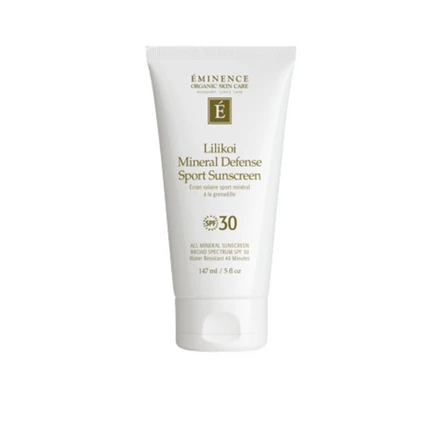 Eminence Organics Lilikoi Mineral Defense Sport Sunscreen SPF30 1 Eminence Organics Lilikoi Mineral Defense Sport Sunscreen SPF30