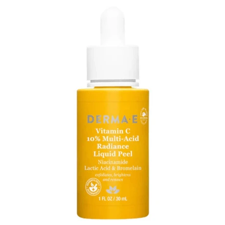 Derma E Vitamin C 10% Multi-Acid Radiance Liquid Peel 2oz / 60ml 1 Derma E Vitamin C 10% Multi-Acid Radiance Liquid Peel 2oz / 60ml