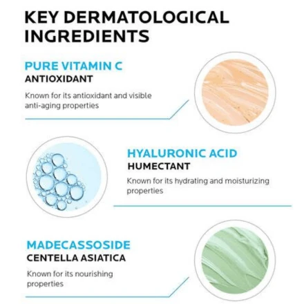 LA ROCHE-POSAY La Roche Posay Pure Vitamin C Eye Cream 0.5oz / 15ml 2 LA ROCHE-POSAY La Roche Posay Pure Vitamin C Eye Cream 0.5oz / 15ml - Image 2