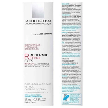 LA ROCHE-POSAY La Roche Posay Redermic R Retinol Eye Cream 0.5oz / 15ml 4 LA ROCHE-POSAY La Roche Posay Redermic R Retinol Eye Cream 0.5oz / 15ml - Image 4