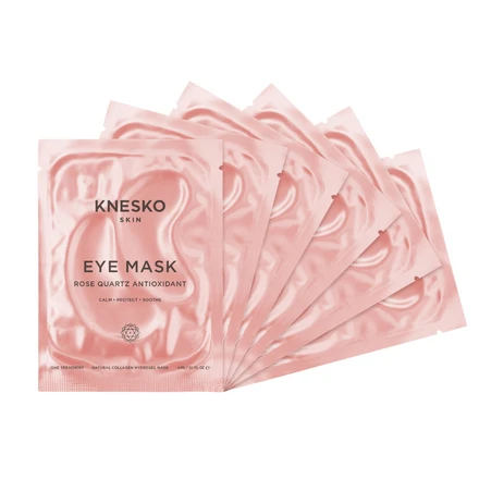 Knesko Skin Rose Quartz Antioxidant Collagen Eye Mask 2 Knesko Skin Rose Quartz Antioxidant Collagen Eye Mask - Image 2