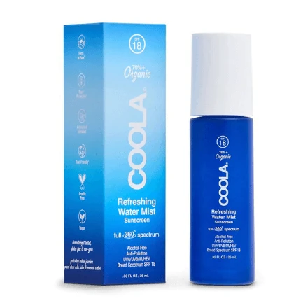 Coola Full Spectrum 360 Refreshing Water Mist Organic Face Sunscreen SPF 18 2 Coola Full Spectrum 360 Refreshing Water Mist Organic Face Sunscreen SPF 18 - Image 2