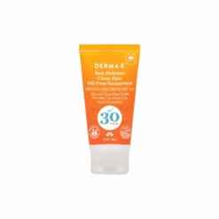 Derma E Sun Defense Clear Zinc Mineral Oil-Free Sunscreen SPF 30 Face