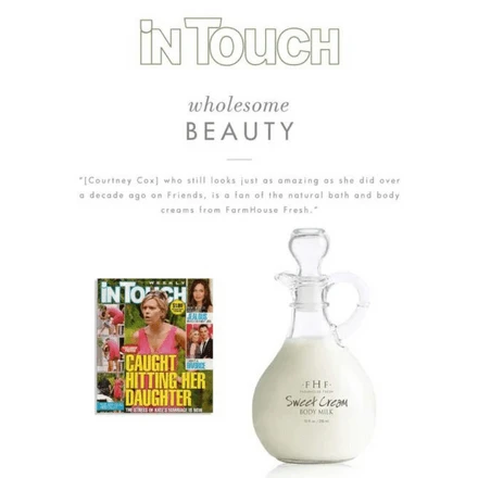 FarmHouse Fresh Sweet Cream Body Milk Lotion 3 FarmHouse Fresh Sweet Cream Body Milk Lotion - Image 3