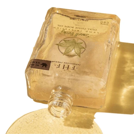 FarmHouse Fresh Swell Being Hemp Relaxation Dual-Phase Body Oil 4oz / 118ml 6 FarmHouse Fresh Swell Being Hemp Relaxation Dual-Phase Body Oil 4oz / 118ml - Image 6