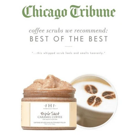 FarmHouse Fresh Triple Shot Caramel Coffee Whipped Shea Butter Body Polish 13.6oz / 402ml 3 FarmHouse Fresh Triple Shot Caramel Coffee Whipped Shea Butter Body Polish 13.6oz / 402ml - Image 3