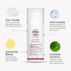 Elta MD UV Skin Recovery Broad Spectrum SPF 50 Face Sunscreen 1.7oz / 50ml -Skin Care By Alana UV Skin1