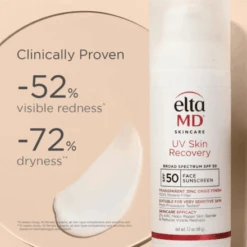 Elta MD UV Skin Recovery Broad Spectrum SPF 50 Face Sunscreen 1.7oz / 50ml -Skin Care By Alana UV Skin4