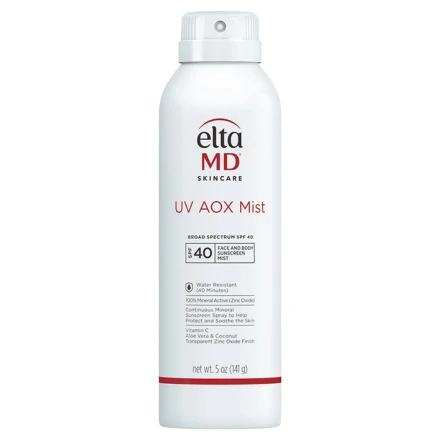 Elta MD UV AOX Mist Broad-Spectrum SPF 40 5oz / 148ml 1 Elta MD UV AOX Mist Broad-Spectrum SPF 40 5oz / 148ml