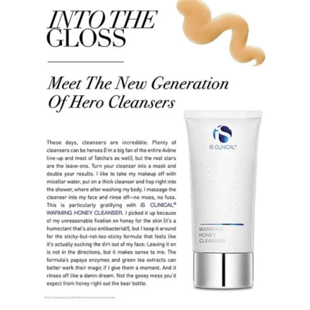 IS Clinical Warming Honey Cleanser 4oz / 118ml 3 IS Clinical Warming Honey Cleanser 4oz / 118ml - Image 3