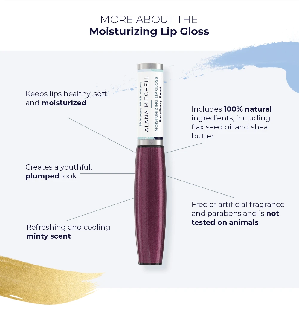 Alana Mitchell Moisturizing Lip Gloss 0.25oz / 7ml 3 Alana Mitchell Moisturizing Lip Gloss 0.25oz / 7ml - Image 3