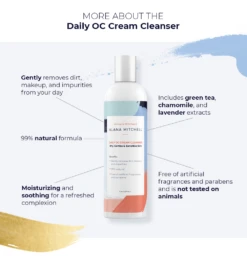 Alana Mitchell Daily OC Cream Cleanser 8oz / 237ml -Skin Care By Alana about the product oc cream cleanser
