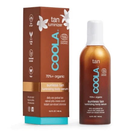 Coola Organic Sunless Tan Luminizing Body Serum 5oz 1 Coola Organic Sunless Tan Luminizing Body Serum 5oz