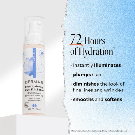 Derma E Ultra Hydrating Dewy Skin Serum 2oz / 60ml 2 Derma E Ultra Hydrating Dewy Skin Serum 2oz / 60ml - Image 2