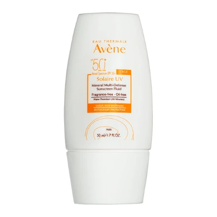 Avène Solaire UV Mineral Multi-Defense Sunscreen SPF 50+ 50ml 1 Avène Solaire UV Mineral Multi-Defense Sunscreen SPF 50+ 50ml
